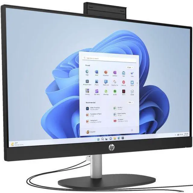 Alt view image 2 of 4 - HP  24-cr0000m AIO Desktop 23.8" - AMD Athlon Gold 7220U 2.4GHz - 256GB - Jet Black - 8GB RAM - 23.8 Inch - Excellent (Grade A)
