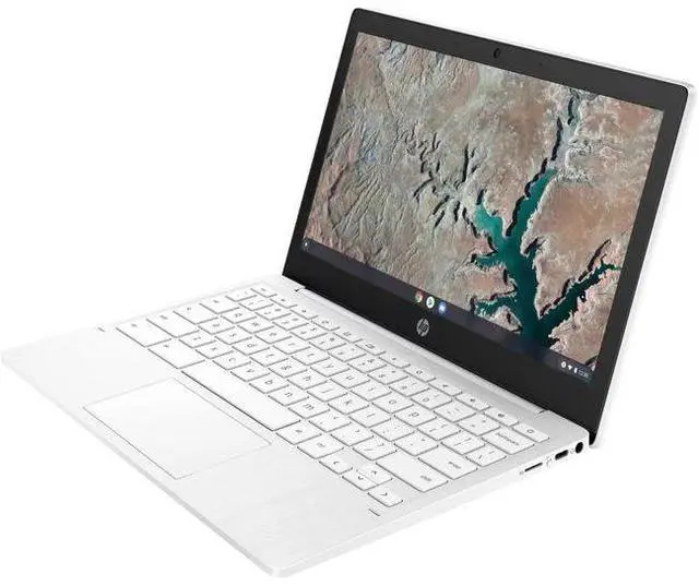 Alt view image 3 of 5 - HP Chromebook 11a-na0080nr 11.6" - MediaTek MT8183 2.0GH - 64GB - Snow White - 4GB RAM - 11.6 Inch - Excellent (Grade A)