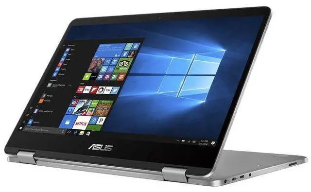Alt view image 3 of 4 - Asus VivoBook Flip 14 TP401 Laptop 14" - Intel Pentium Silver N5000 1.1GHz - 64GB - Light Gray - 4GB RAM - 14 Inch - Excellent (Grade A)