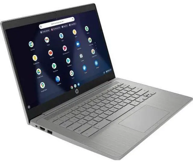 Alt view image 2 of 4 - HP 14a-ne0013dx Chromebook 14" - Intel Celeron N4120 1.1GHz - 64GB - Gray - 4GB RAM - Excellent (Grade A)