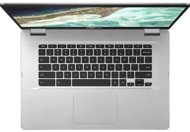 Alt view image 2 of 7 - Asus Chromebook C523NA Laptop 15.6" - Intel Pentium N4200 1.1GHz - 64GB - Silver - 4GB RAM - 15.6 Inch - Excellent (Grade A)