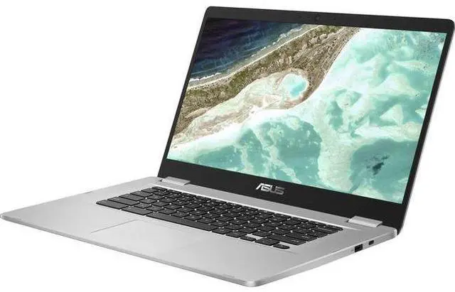 Alt view image 4 of 7 - Asus Chromebook C523NA Laptop 15.6" - Intel Pentium N4200 1.1GHz - 64GB - Silver - 4GB RAM - 15.6 Inch - Excellent (Grade A)