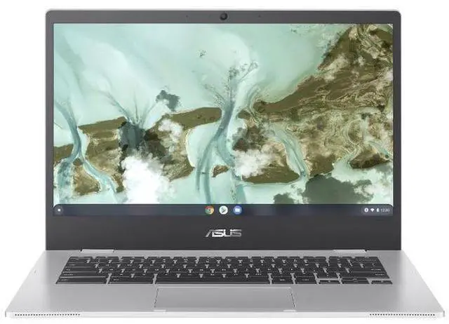 Main image of Asus Chromebook CX1 CX1400 Laptop 14" - Intel Celeron N4500 1.1GHz - 128GB - Transparent Silver - 4GB RAM - 14 Inch - Excellent (Grade A)
