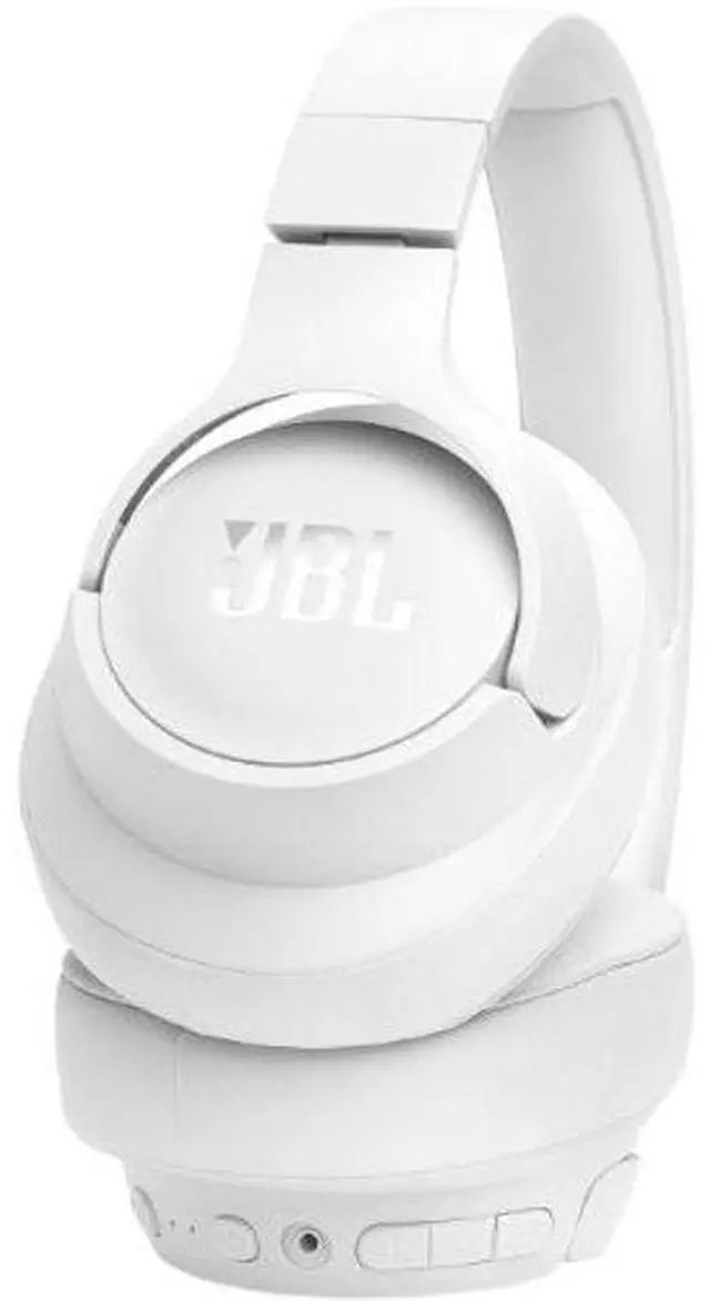 Alt view image 3 of 5 - JBL  Tune 770NC Wireless Over-Ear ANC Headphones - White - Good (Grade B)