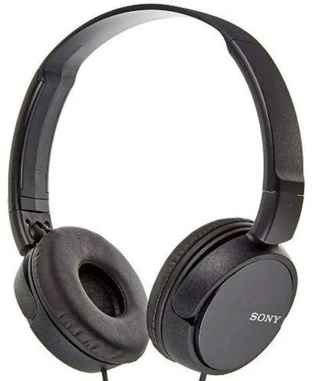 Alt view image 3 of 4 - Sony  MDR-ZX310AP Wired On-Ear Folding Headphones - Black - Excellent (Grade A)