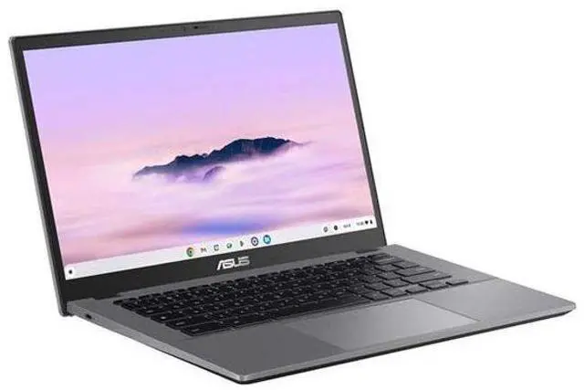 Alt view image 3 of 4 - Asus Chromebook Plus CX34 CX3402 Laptop 14" - Intel Core i3-1215U 3.3GHz - 128GB - Rocky Grey - 8GB RAM - 14 Inch - Excellent (Grade A)