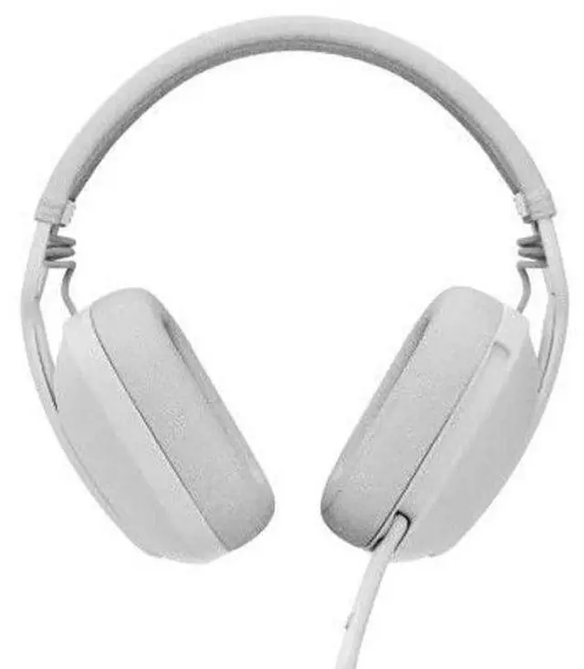 Alt view image 3 of 5 - Logitech  Zone Vibe 100 Wireless Over The Ear Headphones - Off-White - Excellent (Grade A)