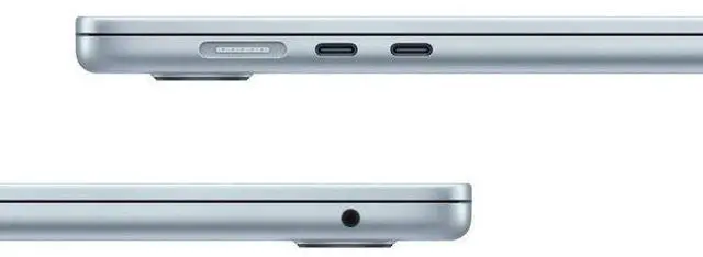 Alt view image 3 of 4 - Apple MacBook Air (2025) 15.3-inch - Apple M4 Chip: 10-Core CPU/10-Core GPU - 256GB - Sky Blue - 16GB RAM - 15.3 Inch - Excellent (Grade A)