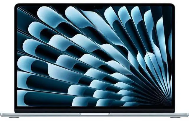 Main image of Apple MacBook Air (2025) 15.3-inch - Apple M4 Chip: 10-Core CPU/10-Core GPU - 256GB - Sky Blue - 16GB RAM - 15.3 Inch - Excellent (Grade A)