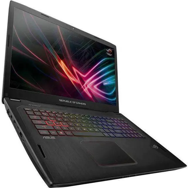 Alt view image 3 of 4 - Asus ROG Strix GL702VI Gaming Laptop 17.3" - Intel Core i7-7700HQ 2.8GHz - 256GB - Black - 16GB RAM - 17.3 Inch - Excellent (Grade A)