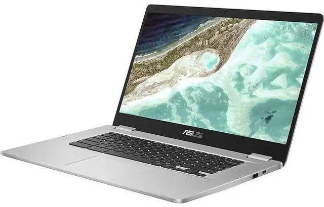 Alt view image 3 of 5 - ASUS Asus Chromebook C523NA-IH44F Laptop 15.6" - 64GB - Silver - 4GB RAM - 15.6 Inch - Excellent (Grade A)