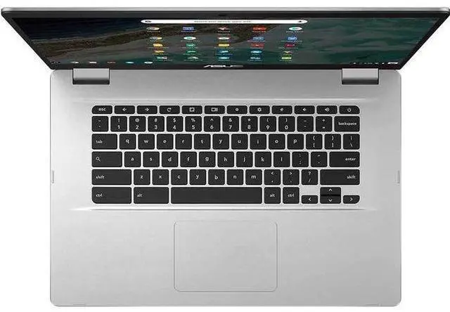Alt view image 4 of 5 - ASUS Asus Chromebook C523NA-IH44F Laptop 15.6" - 64GB - Silver - 4GB RAM - 15.6 Inch - Excellent (Grade A)