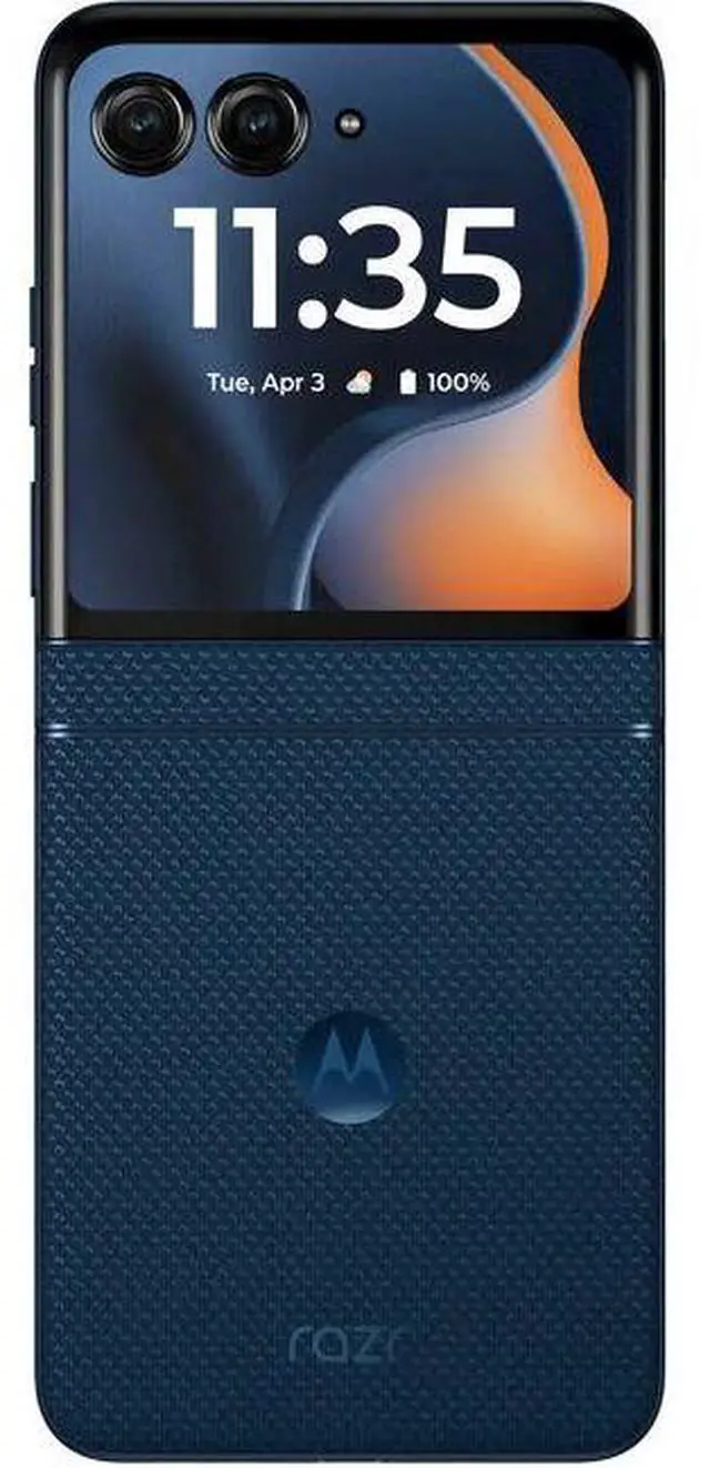 Alt view image 2 of 6 - Motorola  Razr (2025) - 256GB - Pantone Gibraltar Sea - Fully Unlocked - Excellent (Grade A)