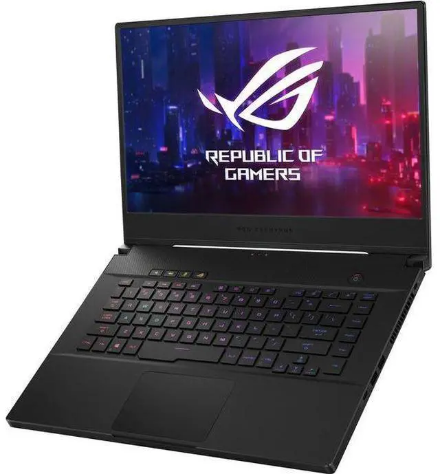 Alt view image 4 of 7 - Asus ROG Zephyrus M GU502GU Gaming Laptop 15.6" - Intel Core i7-9750H 2.6GHz - 512GB - Brushed Black - 16GB RAM - 15.6 Inch - Excellent (Grade A)