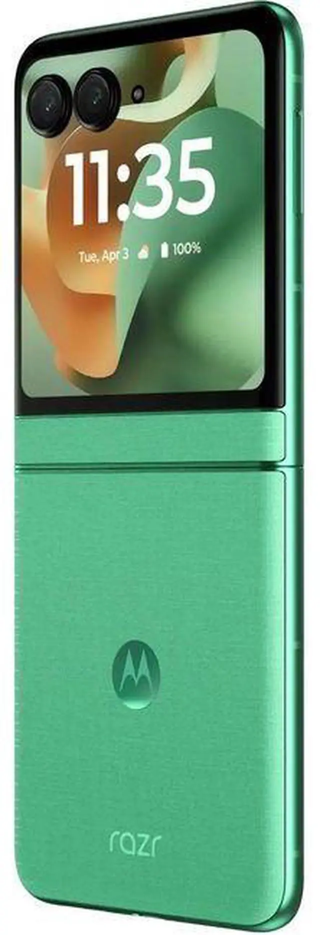 Alt view image 4 of 6 - Motorola  Razr (2025) - 256GB - Pantone Spring Bud - Fully Unlocked - Excellent (Grade A)