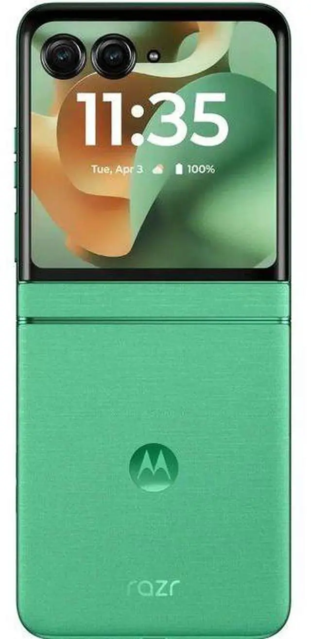 Alt view image 2 of 6 - Motorola  Razr (2025) - 256GB - Pantone Spring Bud - Fully Unlocked - Excellent (Grade A)