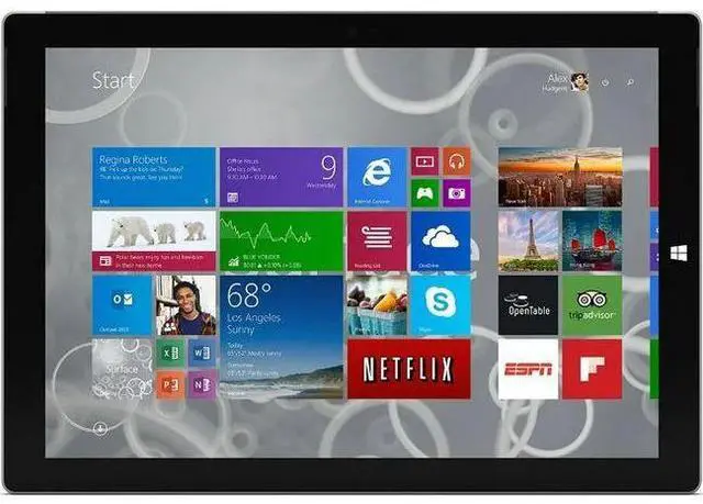 Main image of Microsoft  Surface Pro 3 - Intel Core i3-4020Y 1.5GHz - 64GB - Silver - 4GB RAM - 12 Inch - Excellent (Grade A)
