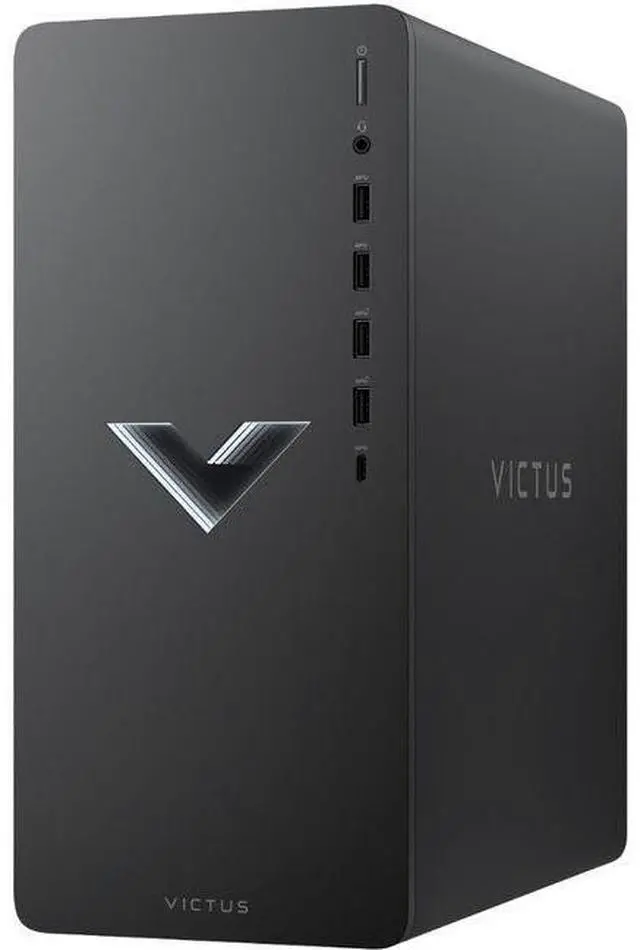 Alt view image 2 of 3 - HP  Victus 15L TG02-2069 Gaming Desktop - Intel Core i5-14400F 2.5GHz - 1TB - Mica Silver - 16GB RAM - Excellent (Grade A)