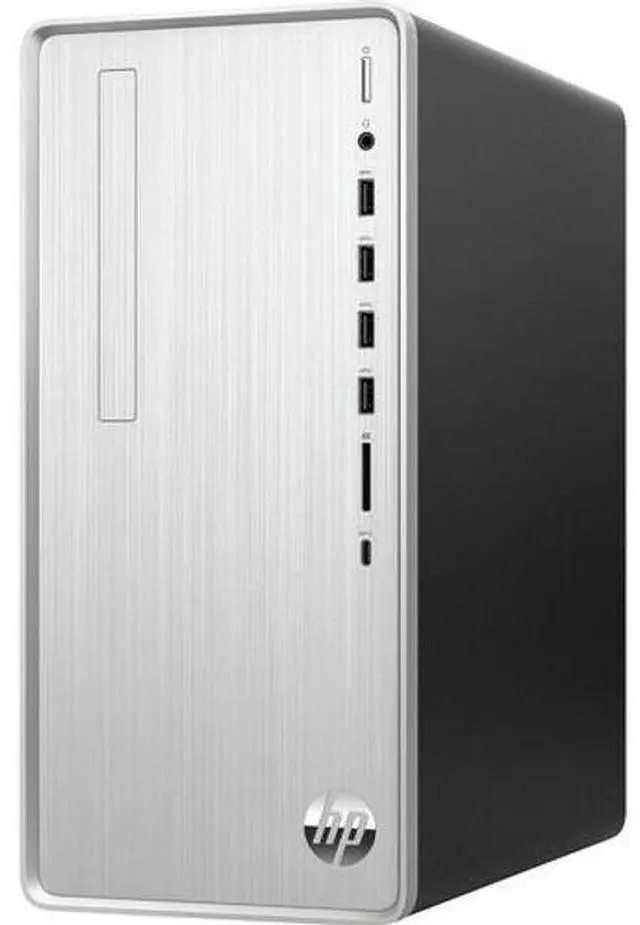 Alt view image 2 of 3 - HP  Pavilion Desktop TP01-3030 PC - Intel Core i3-12100 3.4GHz - 512GB - Silver - 8GB RAM - Excellent (Grade A)