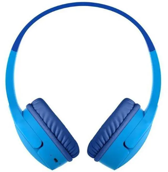 Alt view image 2 of 4 - Belkin  SoundForm Mini Wireless On-Ear Headphones for Kids - Blue - Excellent (Grade A)