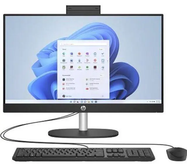 Main image of HP  24-cr0030 All-in-One Desktop Computer 23.8" - Intel Core i3-N300 3.8GHz - 256GB - Black - 8GB RAM - 23.8 Inch - Excellent (Grade A)