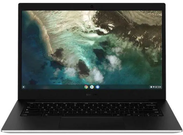 Main image of Samsung Galaxy Chromebook Go Laptop 14" - Intel Celeron N4500 1.1GHz - 32GB - Silver - Cellular + WiFi - 4GB RAM - 14 Inch - Premium