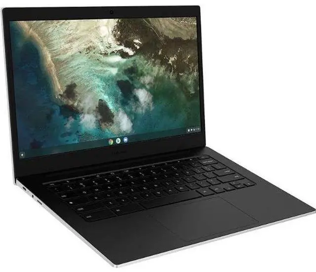Alt view image 3 of 4 - Samsung Galaxy Chromebook Go Laptop 14" - Intel Celeron N4500 1.1GHz - 32GB - Silver - Cellular + WiFi - 4GB RAM - 14 Inch - Premium