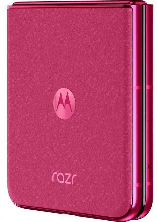 Alt view image 5 of 6 - Motorola  Razr+ (2024) (5G) - 256GB - Hot Pink - Fully Unlocked - Good (Grade B)