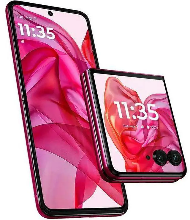 Main image of Motorola  Razr+ (2024) (5G) - 256GB - Hot Pink - Fully Unlocked - Good (Grade B)