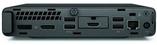 Alt view image 4 of 4 - HP  ProDesk 405 G4 Desktop Mini PC  - AMD Ryzen 5 PRO 2400GE 3.2GHz - 500GB - Black/Silver - 8GB RAM - Excellent (Grade A)