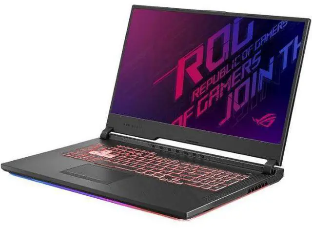 Alt view image 4 of 5 - Asus ROG Strix G G731 Gaming Laptop 17.3" - Intel Core i7-9750H 2.6GHz - 512GB - Original Black - 16GB RAM - 17.3 Inch - Excellent (Grade A)
