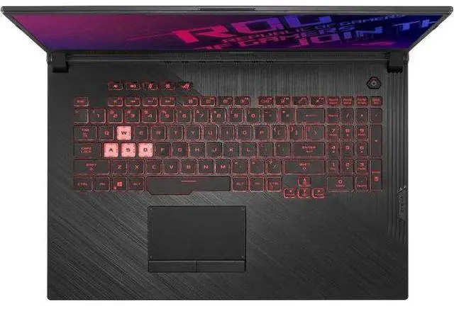 Alt view image 2 of 5 - Asus ROG Strix G G731 Gaming Laptop 17.3" - Intel Core i7-9750H 2.6GHz - 512GB - Original Black - 16GB RAM - 17.3 Inch - Excellent (Grade A)