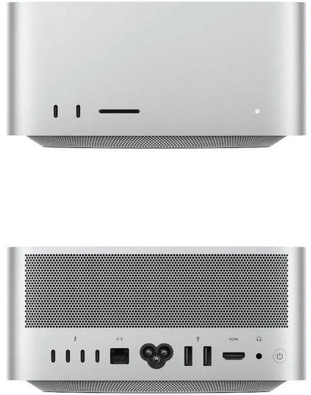 Alt view image 4 of 6 - Apple  Mac Studio (2025) - Apple M3 Ultra chip: 28-core CPU 60-core GPU - 1TB - Silver - 96GB RAM - Excellent (Grade A)