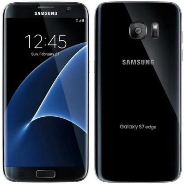 Main image of Samsung Galaxy S7 Edge - 32GB - Black Onyx - Single Sim - Fully Unlocked - Excellent (Grade A)