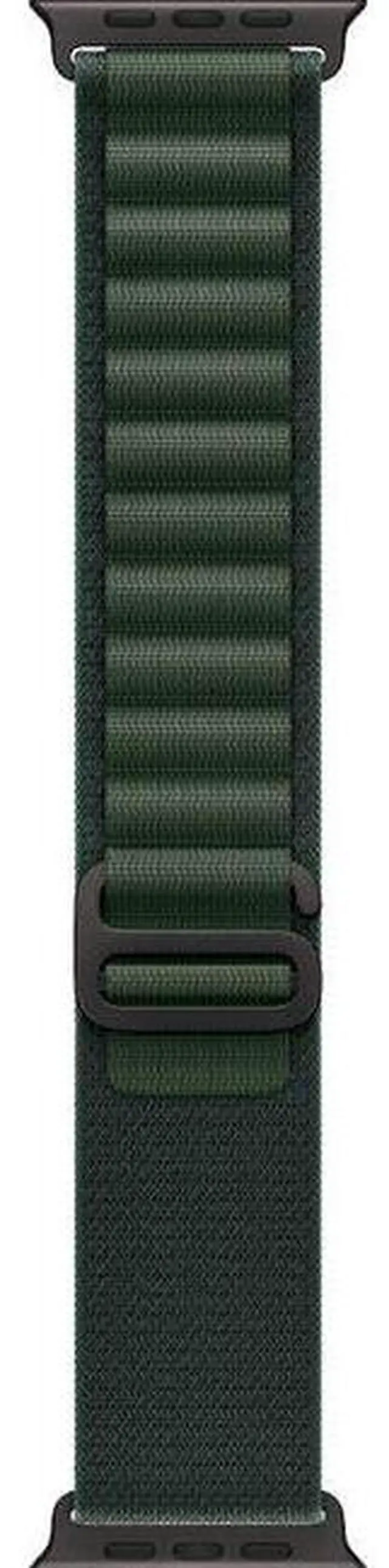 Alt view image 3 of 3 - Apple  Watch Ultra 2 - 64GB - Cellular + GPS - 49mm - Black - Titanium - Dark Green - Alpine Loop Band - One Size - Textile - Premium