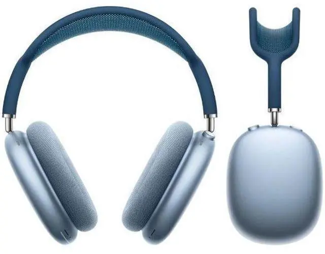 Alt view image 3 of 4 - Apple  AirPods Max - Sky Blue - Excellent (Grade A)