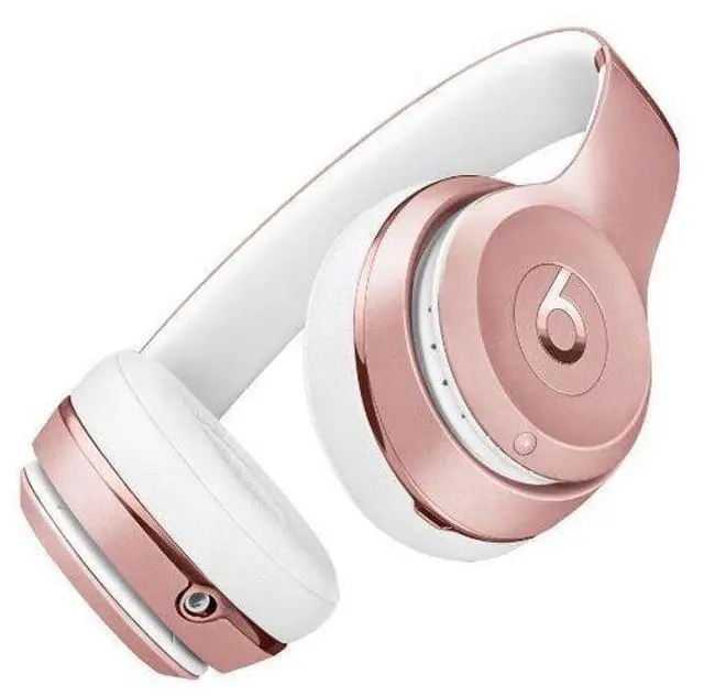 Alt view image 3 of 4 - Beats by Dre  Solo3 Wireless On-Ear Headphones - Rose Gold - Excellent (Grade A)