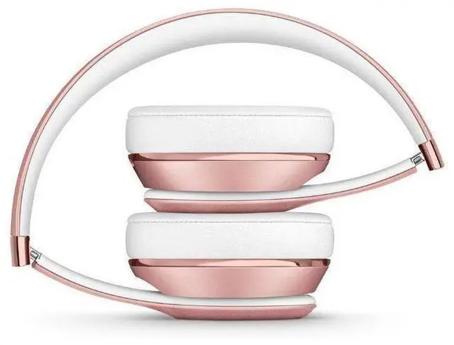 Alt view image 4 of 4 - Beats by Dre  Solo3 Wireless On-Ear Headphones - Rose Gold - Excellent (Grade A)