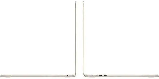 Alt view image 3 of 5 - Apple MacBook Air (2024) 13.6-inch - Apple M3 Chip: 8-Core CPU/8-Core GPU - 256GB - Starlight - 8GB RAM - Acceptable (Grade C)
