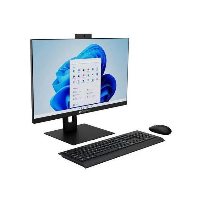 Alt view image 2 of 3 - Gateway  GWAP42424 All-in-One Desktop 23.8" - Intel Pentium Silver J5040 2.0GHz - 128GB - Black - 4GB RAM - Acceptable (Grade C)