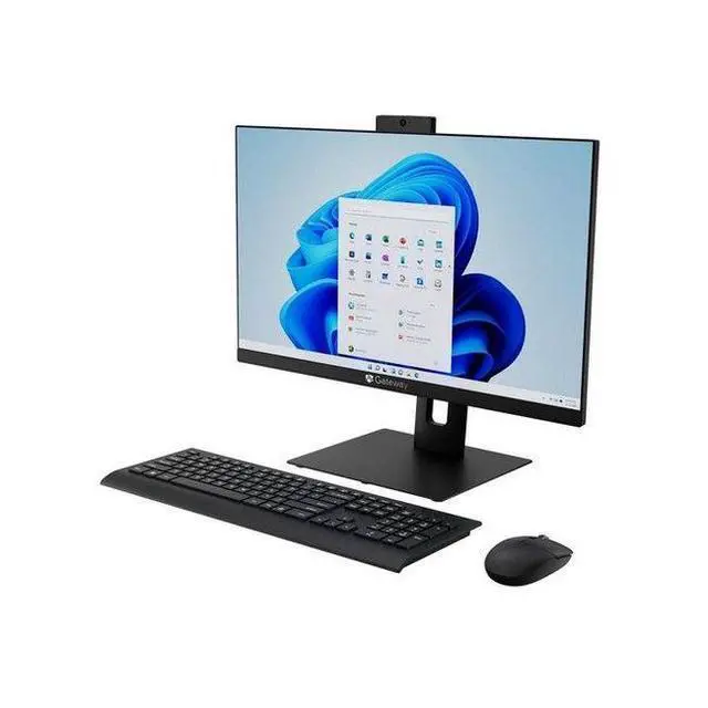 Alt view image 3 of 3 - Gateway  GWAP42424 All-in-One Desktop 23.8" - Intel Pentium Silver J5040 2.0GHz - 128GB - Black - 4GB RAM - Acceptable (Grade C)