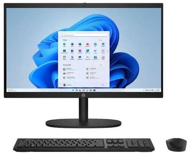 Main image of HP  22-dg0013w AIO Desktop 21.45" -  Intel Pentium Silver J5040 2.0GHz - 128GB - Jet Black - 8GB RAM - 21.45 Inch - Excellent (Grade A)