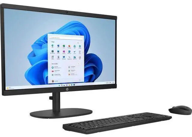 Alt view image 2 of 5 - HP  22-dg0013w All-in-One Desktop 21.45" - Intel Pentium Silver J5040 2.0GHz - 128GB - Black - 8GB RAM - 21.45 Inch - Excellent (Grade A)