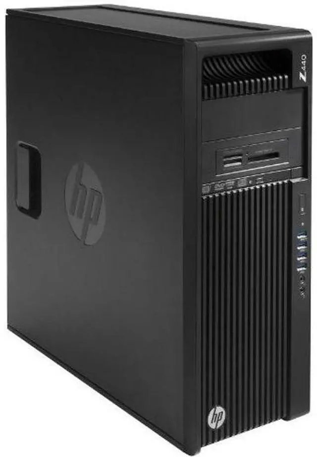 Alt view image 2 of 3 - HP  Z440 Workstation Mini Tower Desktop - Intel Xeon E5-1607 v4 3.1GHz - 512GB - Black - 64GB RAM - Acceptable (Grade C)