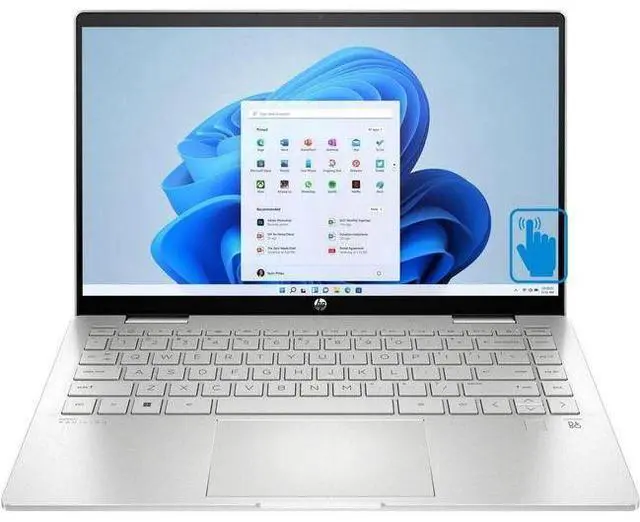 Main image of HP Pavilion x360 14-ek1051cl Touchscreen Laptop 14" - Intel Core i5-1335U 1.3GHz - 512GB - Silver - 8GB RAM - 14.0 Inch - Excellent (Grade A)