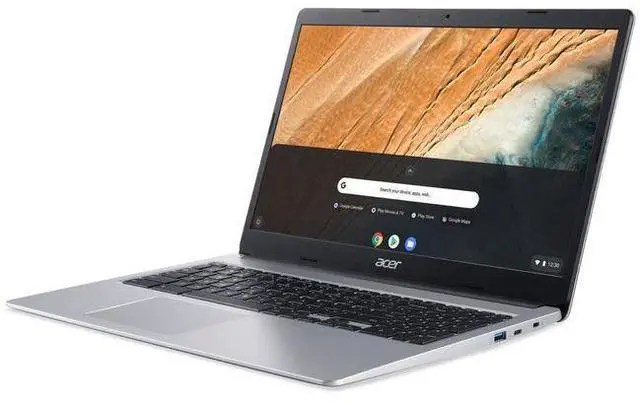 Alt view image 3 of 5 - Acer Chromebook 315 CB315-3H-C19A Laptop 15.6" - Intel Celeron N4020 1.1GHz - 64GB - Silver - 4GB RAM - 15.6 Inch - Excellent (Grade A)