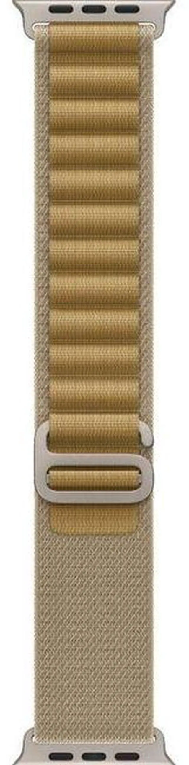 Alt view image 3 of 3 - Apple  Watch Ultra 2 - 64GB - 49mm - Titanium - Titanium - Tan - Alpine Loop Band - Large Size - Textile - Premium