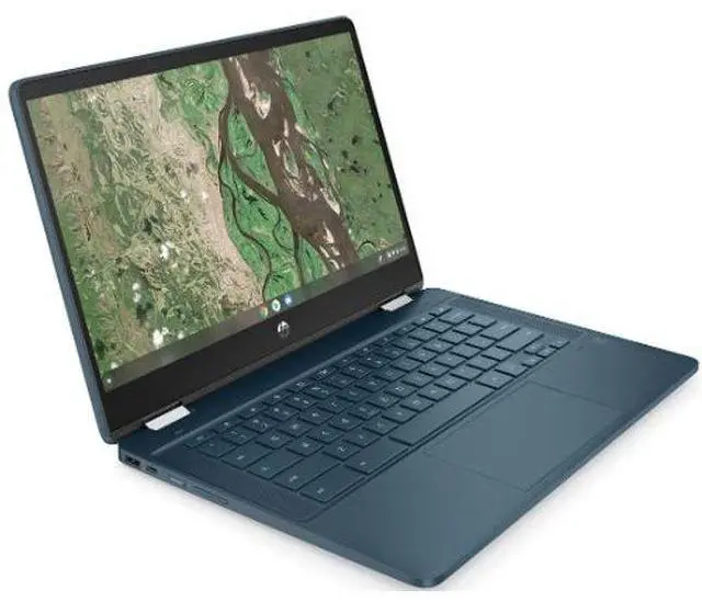 Alt view image 3 of 4 - HP Chromebook x360 14a-ca0130wm 14" - Intel Celeron N4020 1.1GHz - 64GB - Forest Teal - 4GB RAM - Excellent (Grade A)