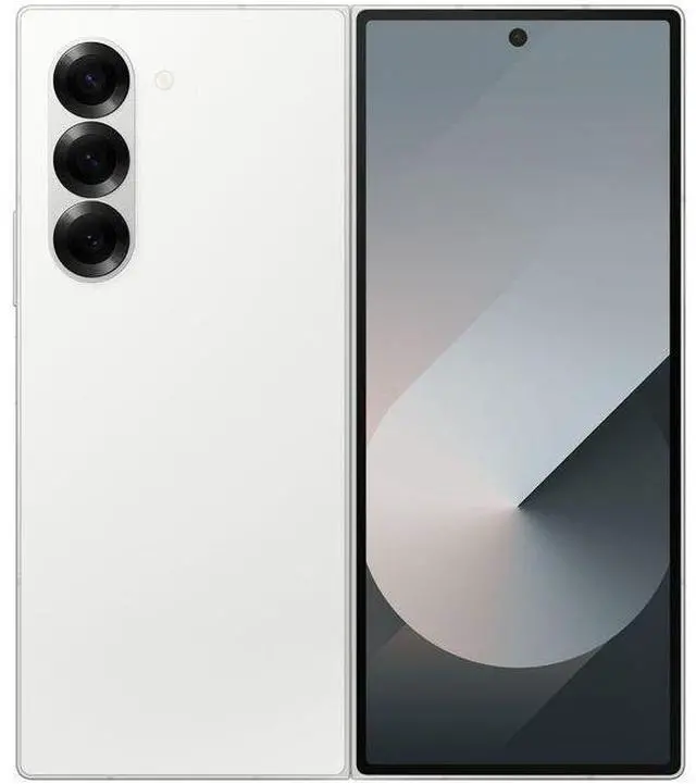 Alt view image 5 of 7 - Samsung Galaxy Z Fold6 - 256GB - White - Single Sim - Fully Unlocked - Premium