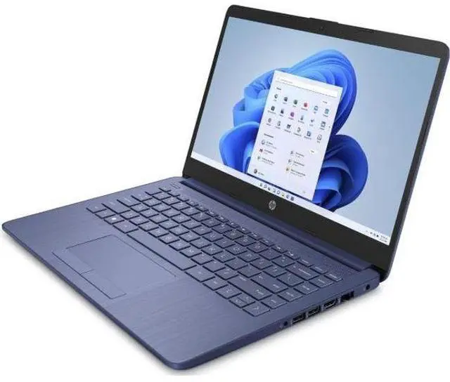 Alt view image 2 of 4 - HP 14-cf2111wm Laptop 14" - Intel Celeron N4120 1.1GHz - 64GB - Blue - 4GB RAM - 14 Inch - Excellent (Grade A)